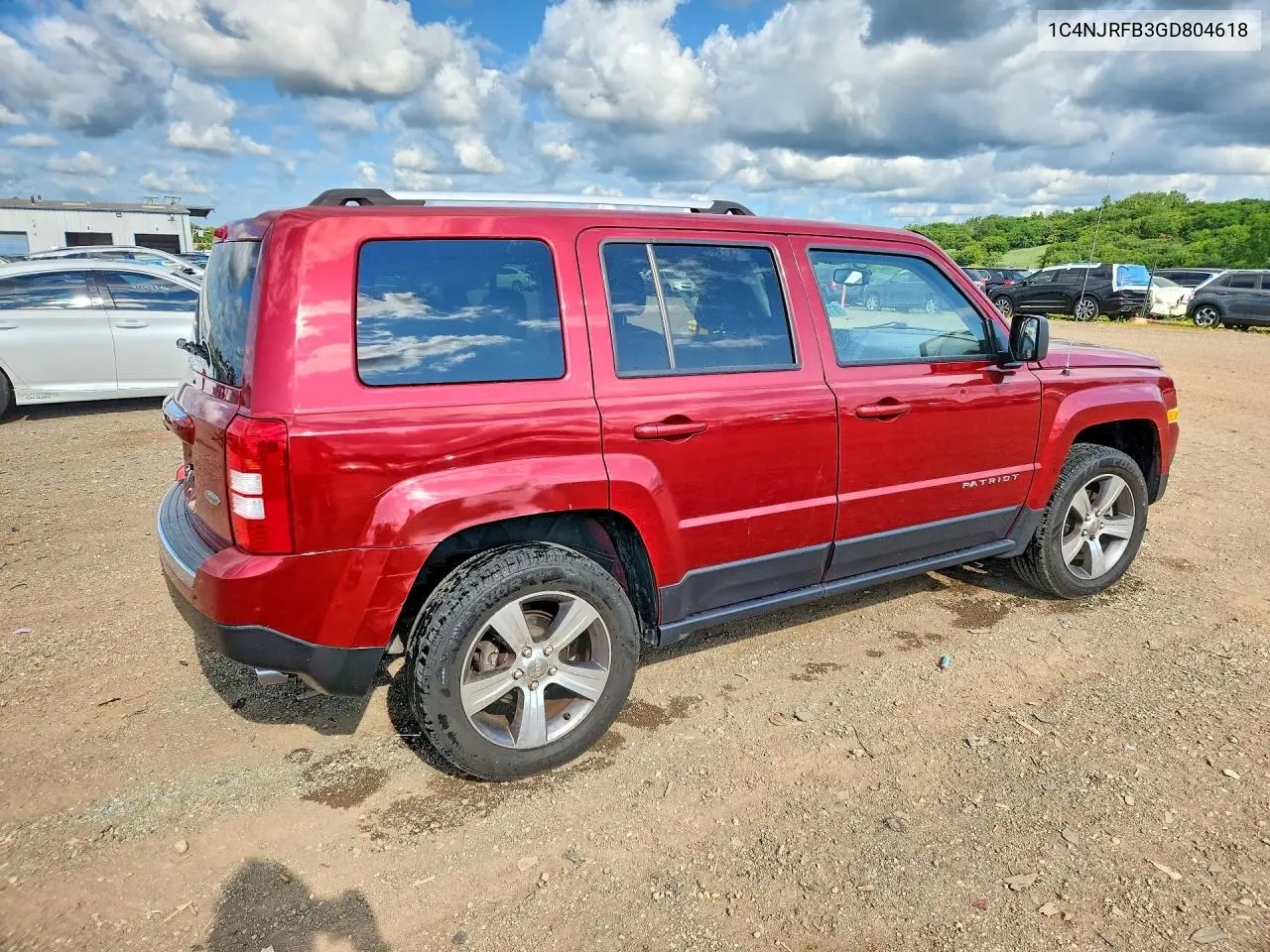 2016 Jeep Patriot Latitude VIN: 1C4NJRFB3GD804618 Lot: 61542076