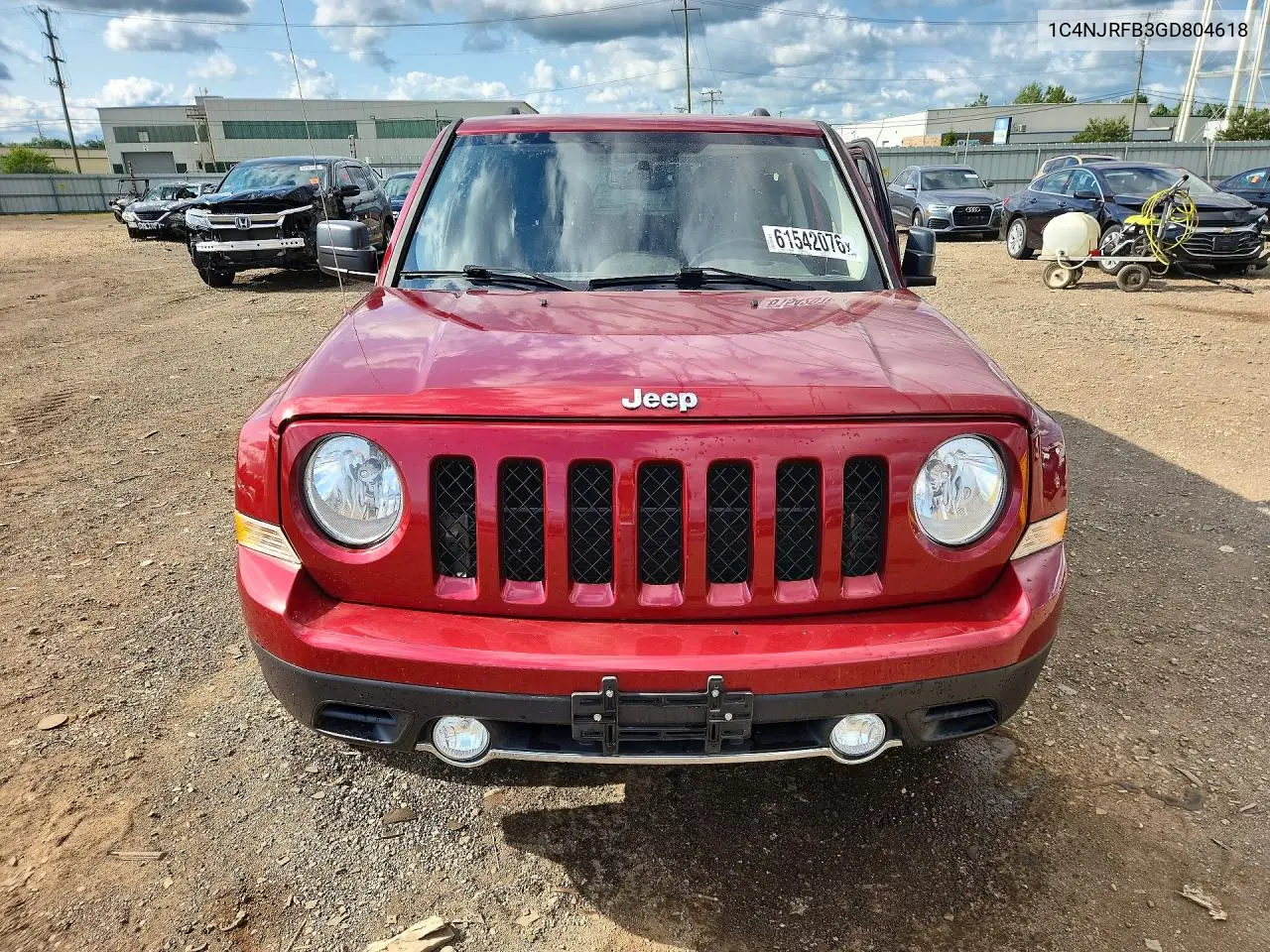 2016 Jeep Patriot Latitude VIN: 1C4NJRFB3GD804618 Lot: 61542076