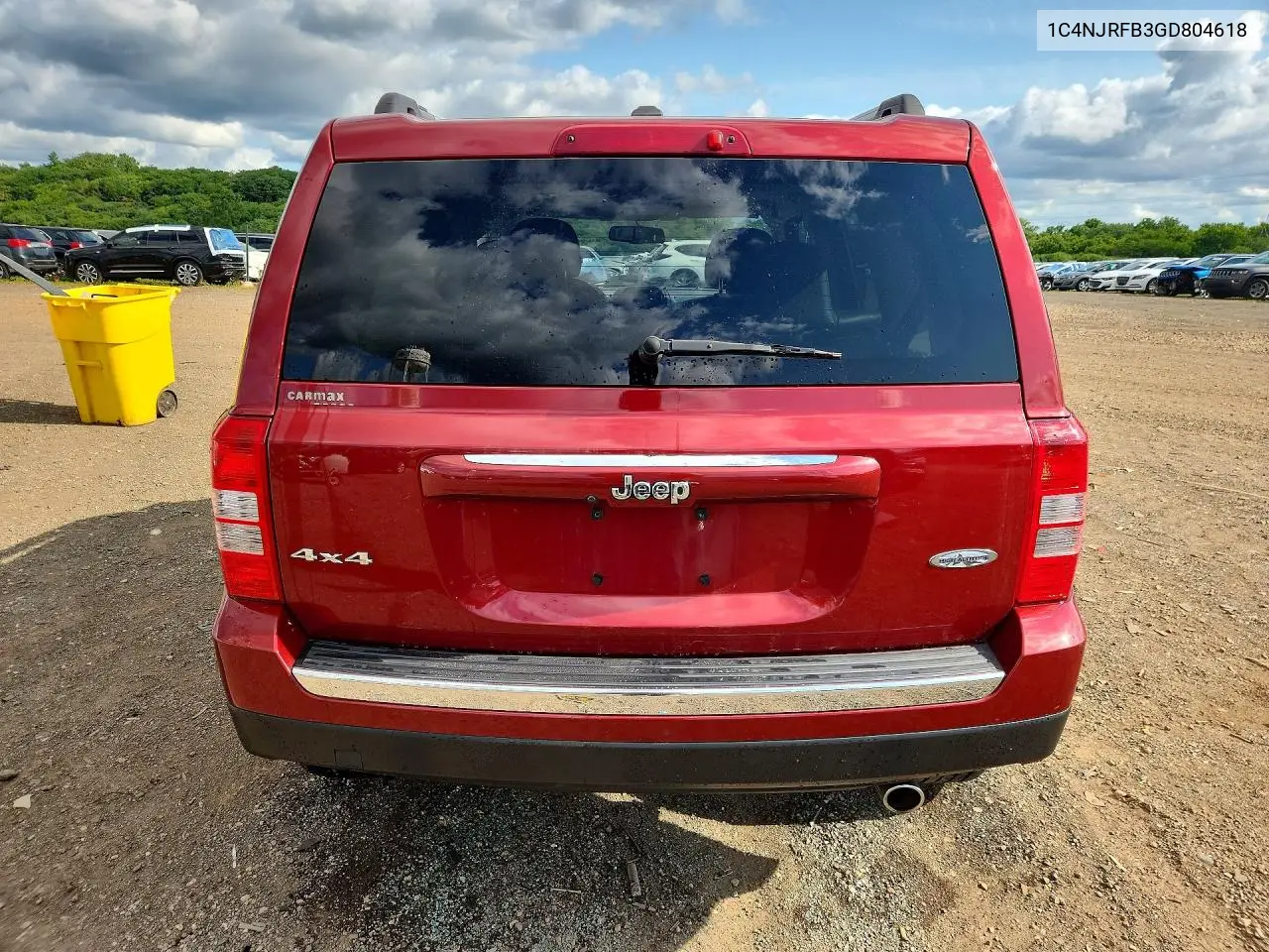2016 Jeep Patriot Latitude VIN: 1C4NJRFB3GD804618 Lot: 61542076
