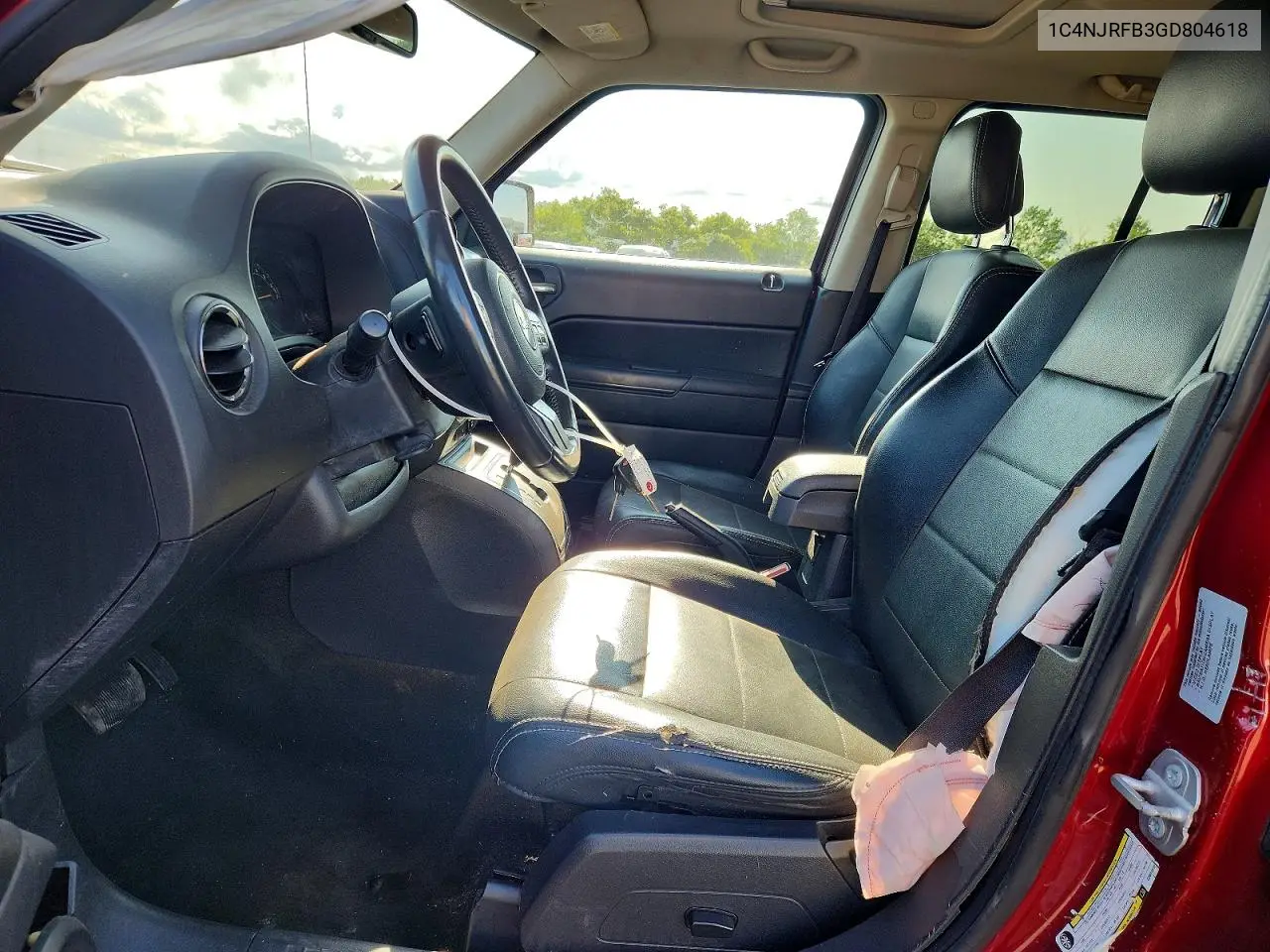 2016 Jeep Patriot Latitude VIN: 1C4NJRFB3GD804618 Lot: 61542076