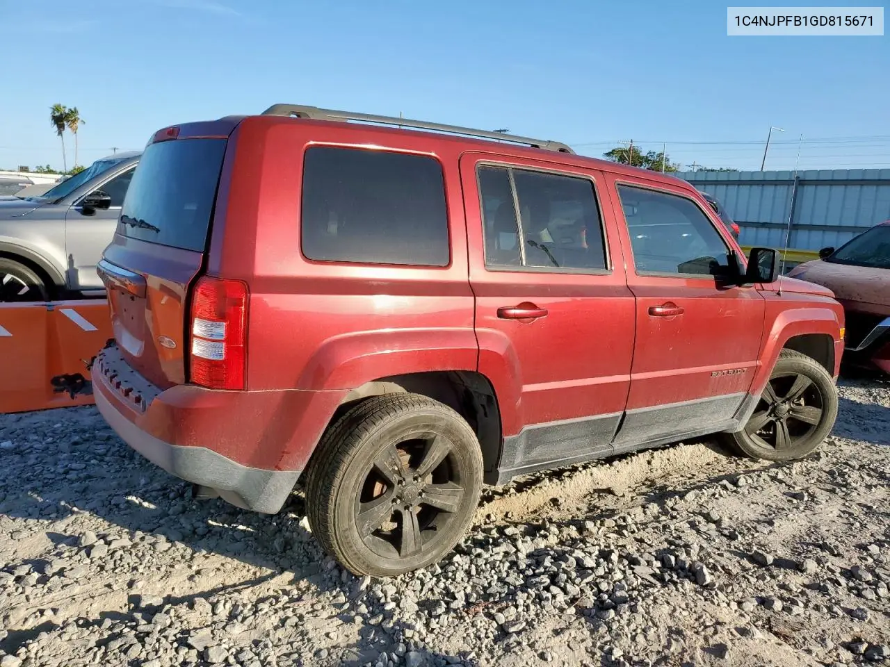 1C4NJPFB1GD815671 2016 Jeep Patriot Latitude