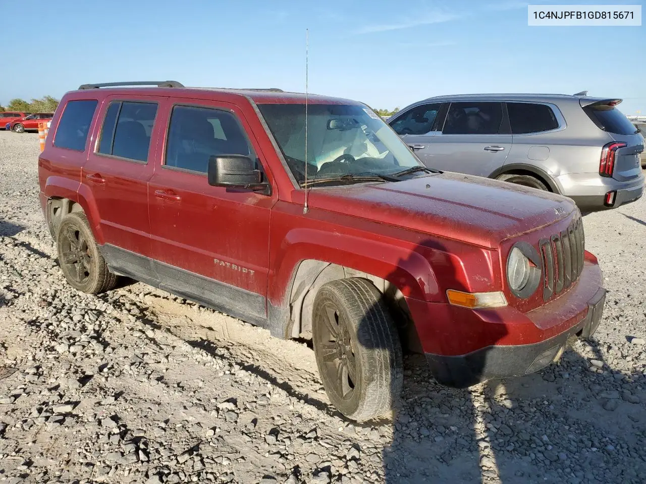 1C4NJPFB1GD815671 2016 Jeep Patriot Latitude