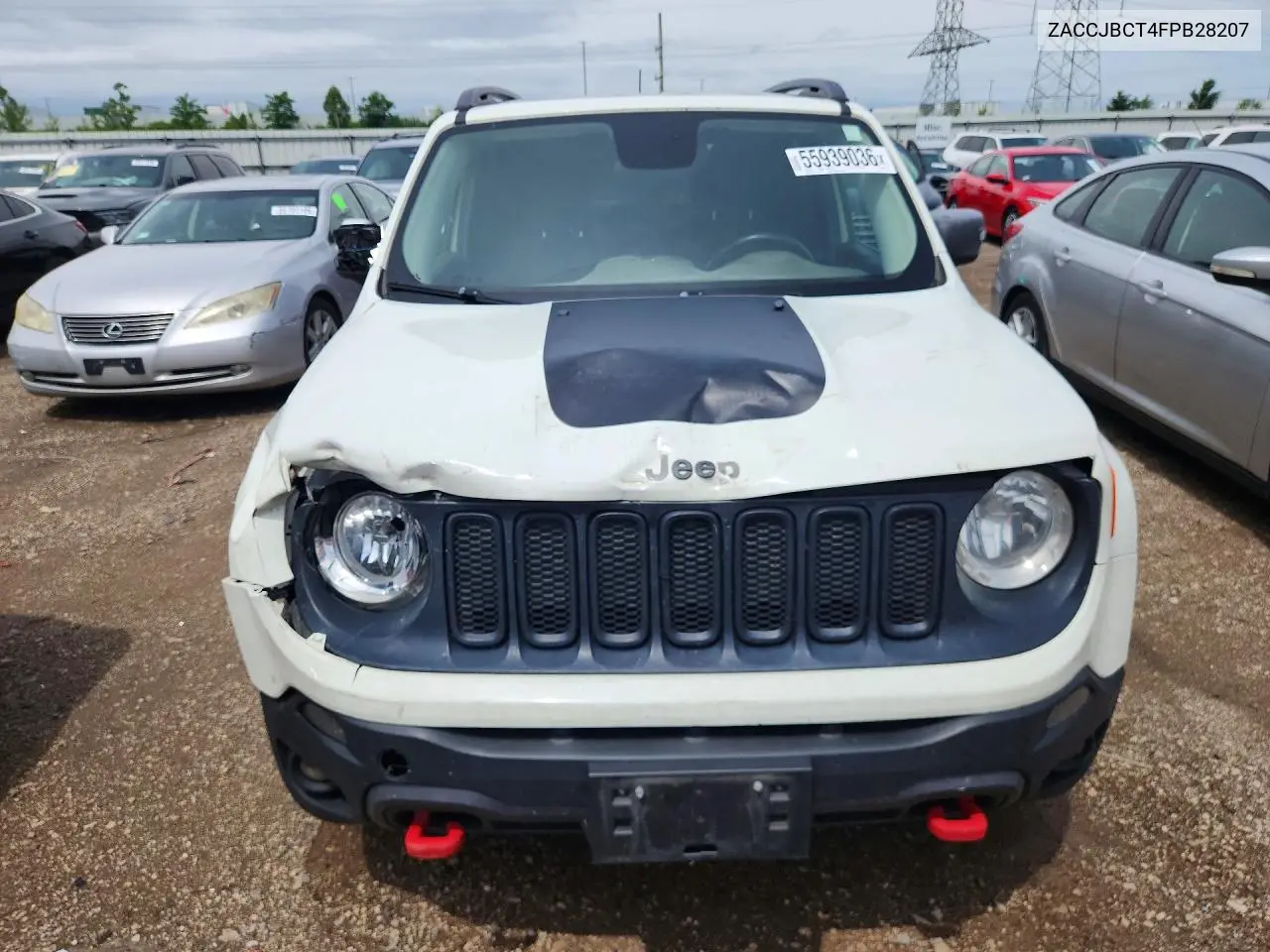 2015 Jeep Renegade Trailhawk VIN: ZACCJBCT4FPB28207 Lot: 55939036