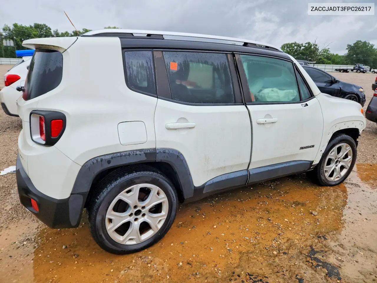 2015 Jeep Renegade Limited VIN: ZACCJADT3FPC26217 Lot: 56787506