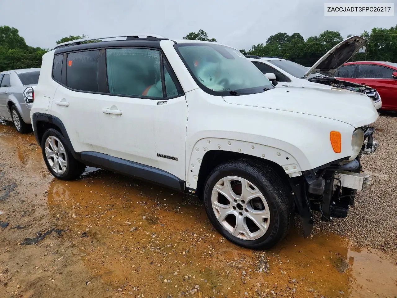 2015 Jeep Renegade Limited VIN: ZACCJADT3FPC26217 Lot: 56787506