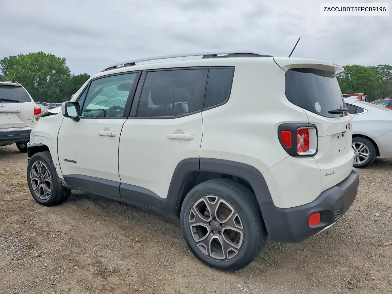 2015 Jeep Renegade Limited VIN: ZACCJBDT5FPC09196 Lot: 56945616