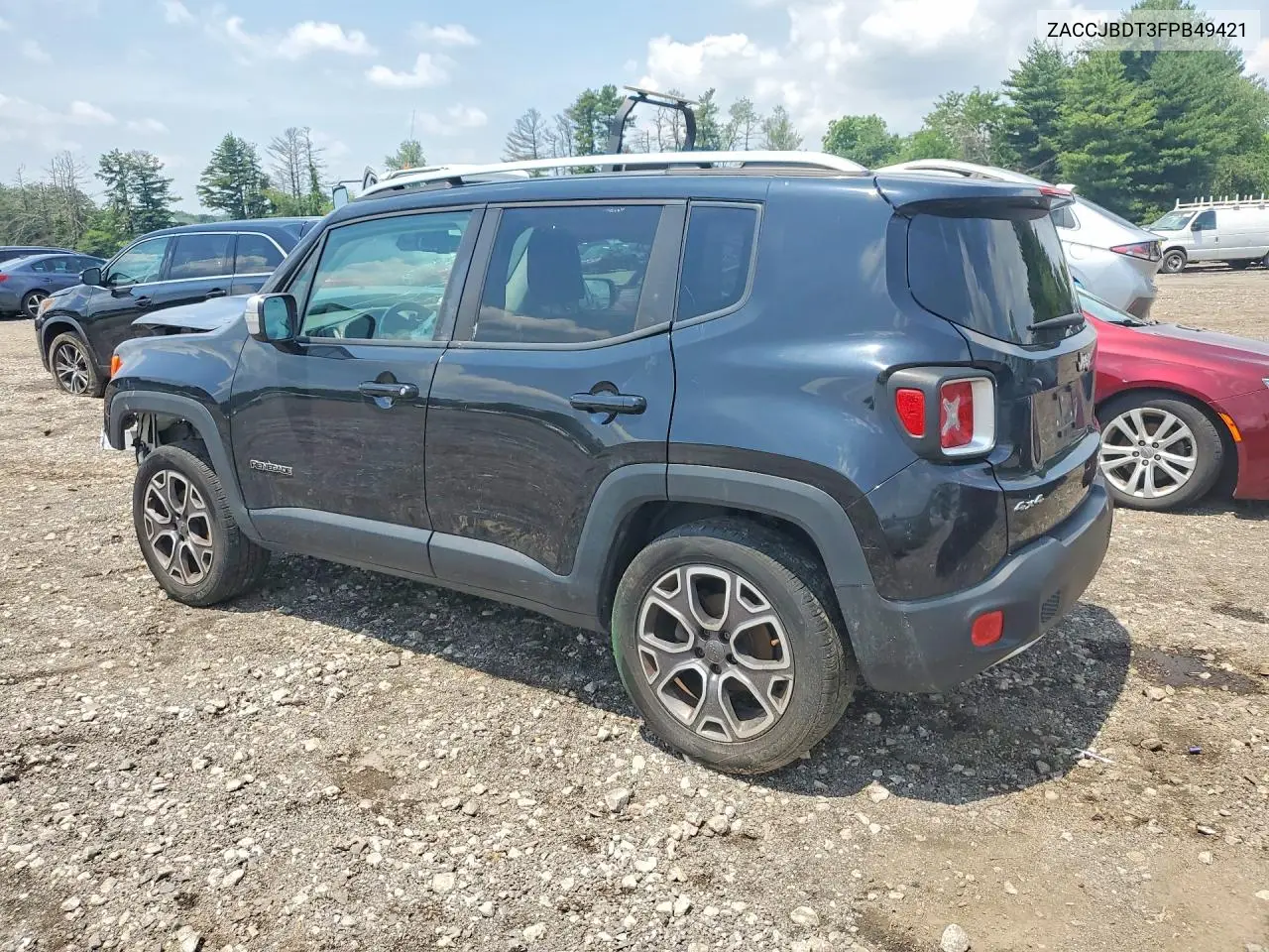 2015 Jeep Renegade Limited VIN: ZACCJBDT3FPB49421 Lot: 57299286