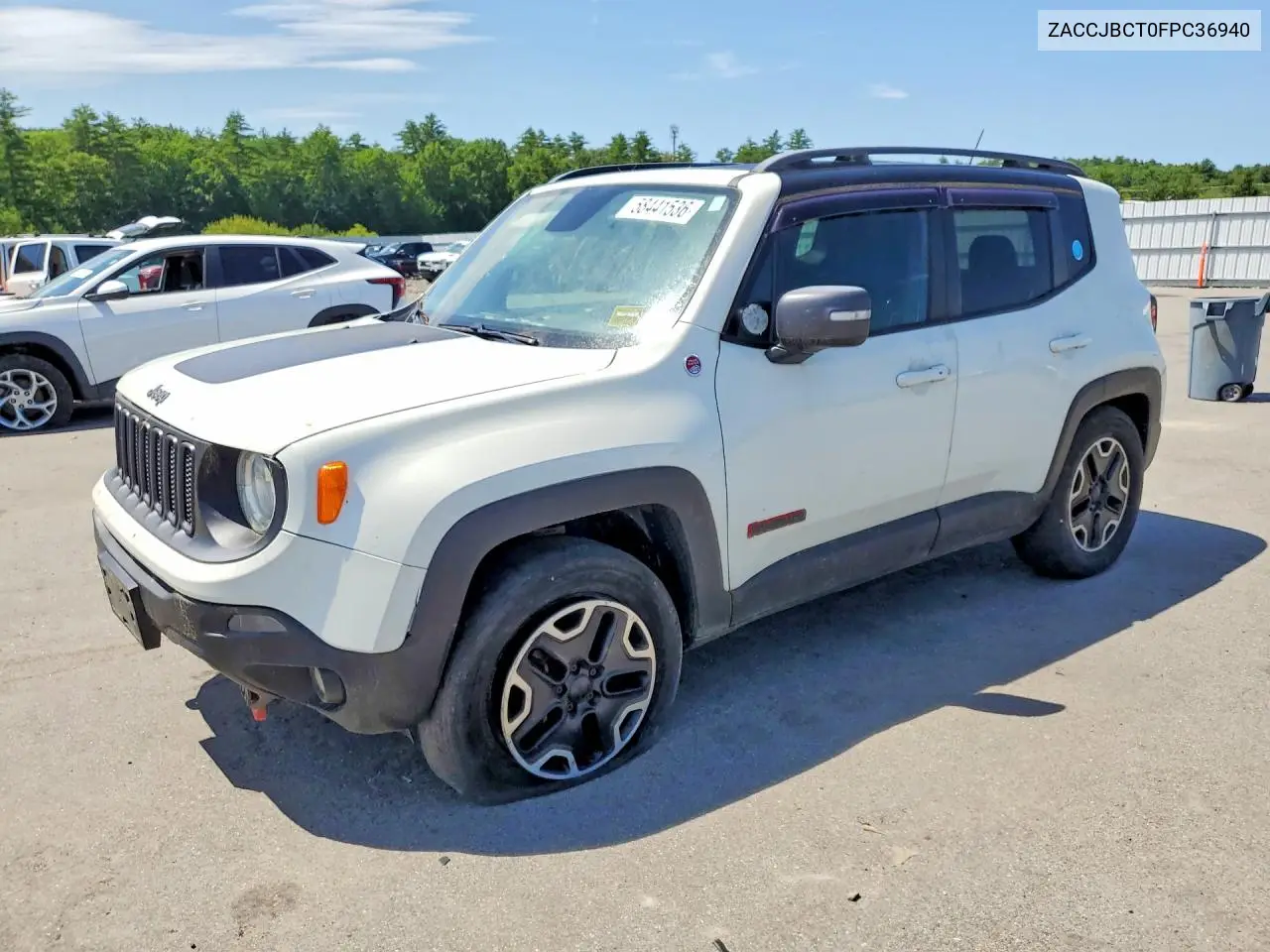 2015 Jeep Renegade Trailhawk VIN: ZACCJBCT0FPC36940 Lot: 58441536
