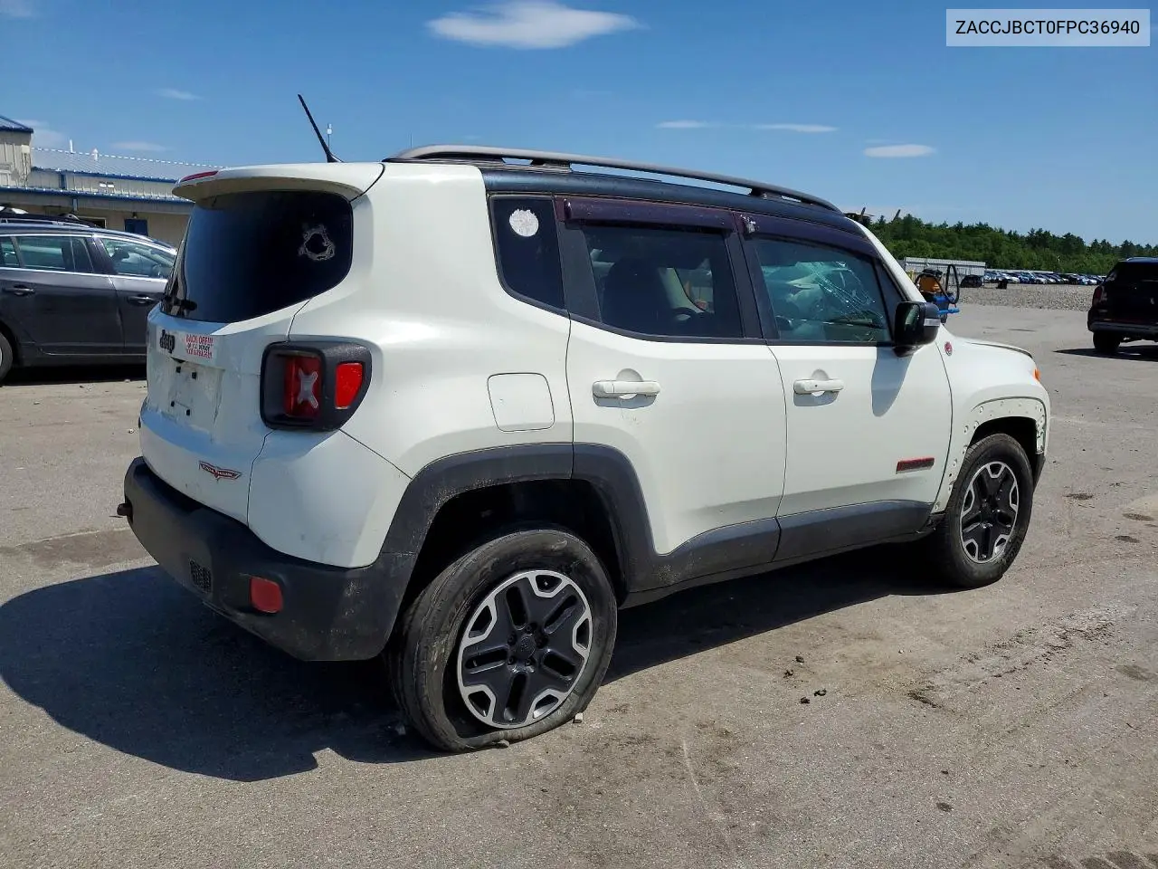 2015 Jeep Renegade Trailhawk VIN: ZACCJBCT0FPC36940 Lot: 58441536