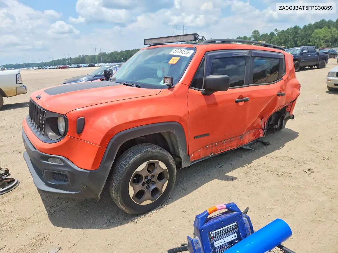 2015 Jeep Renegade Sport VIN: ZACCJBAT5FPC30859 Lot: 59314886
