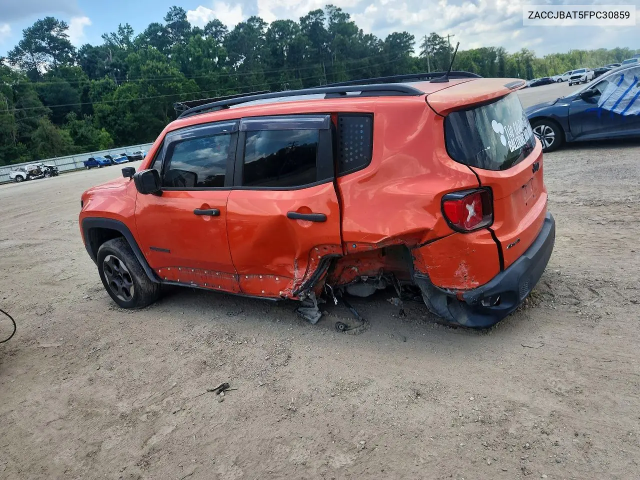 2015 Jeep Renegade Sport VIN: ZACCJBAT5FPC30859 Lot: 59314886