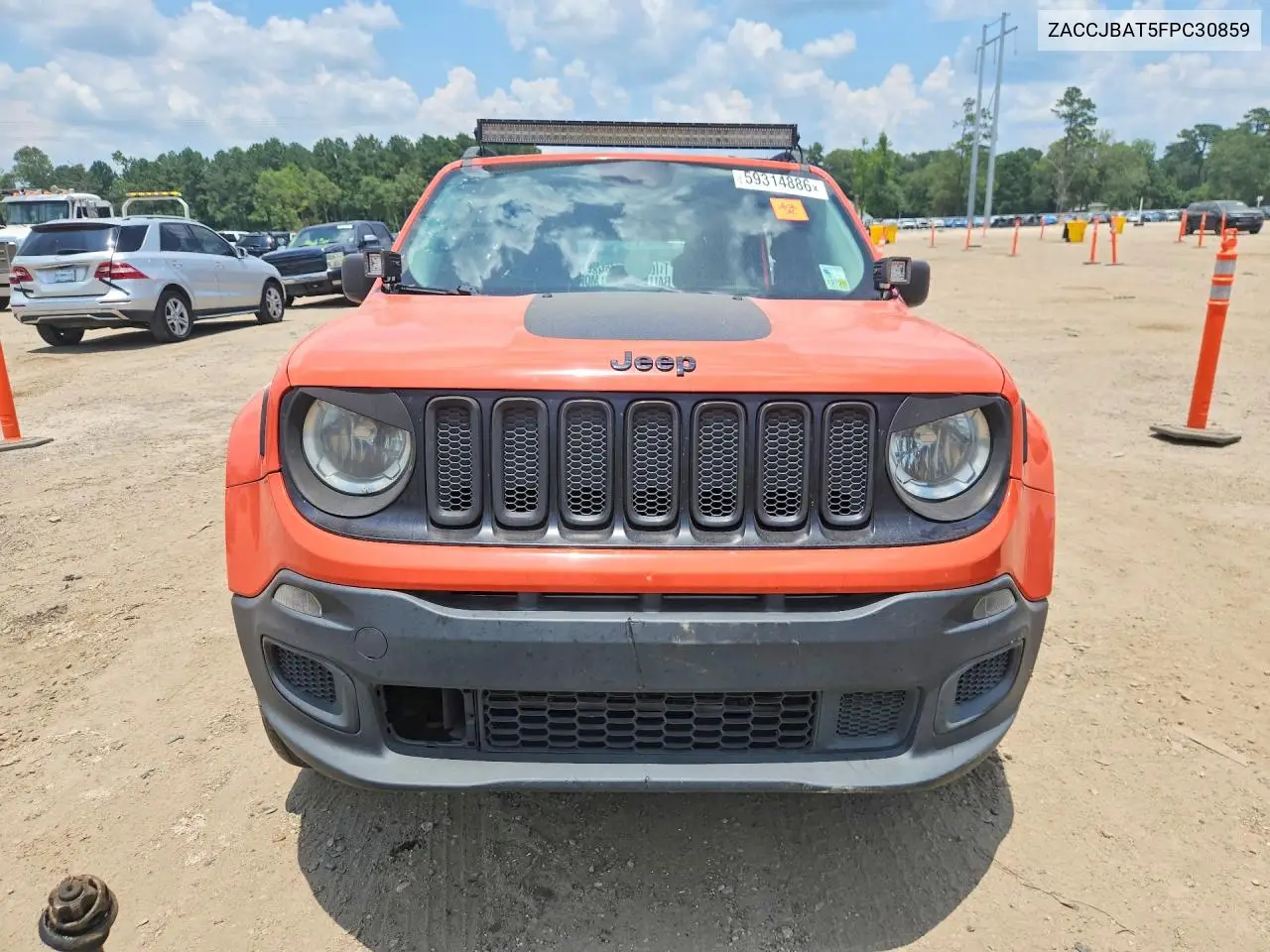 2015 Jeep Renegade Sport VIN: ZACCJBAT5FPC30859 Lot: 59314886