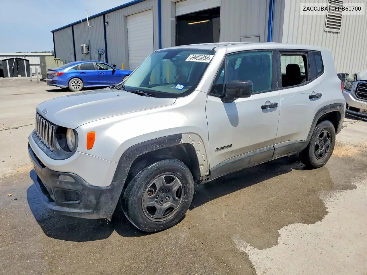 2015 Jeep Renegade Sport VIN: ZACCJBAT0FPB60700 Lot: 59405086