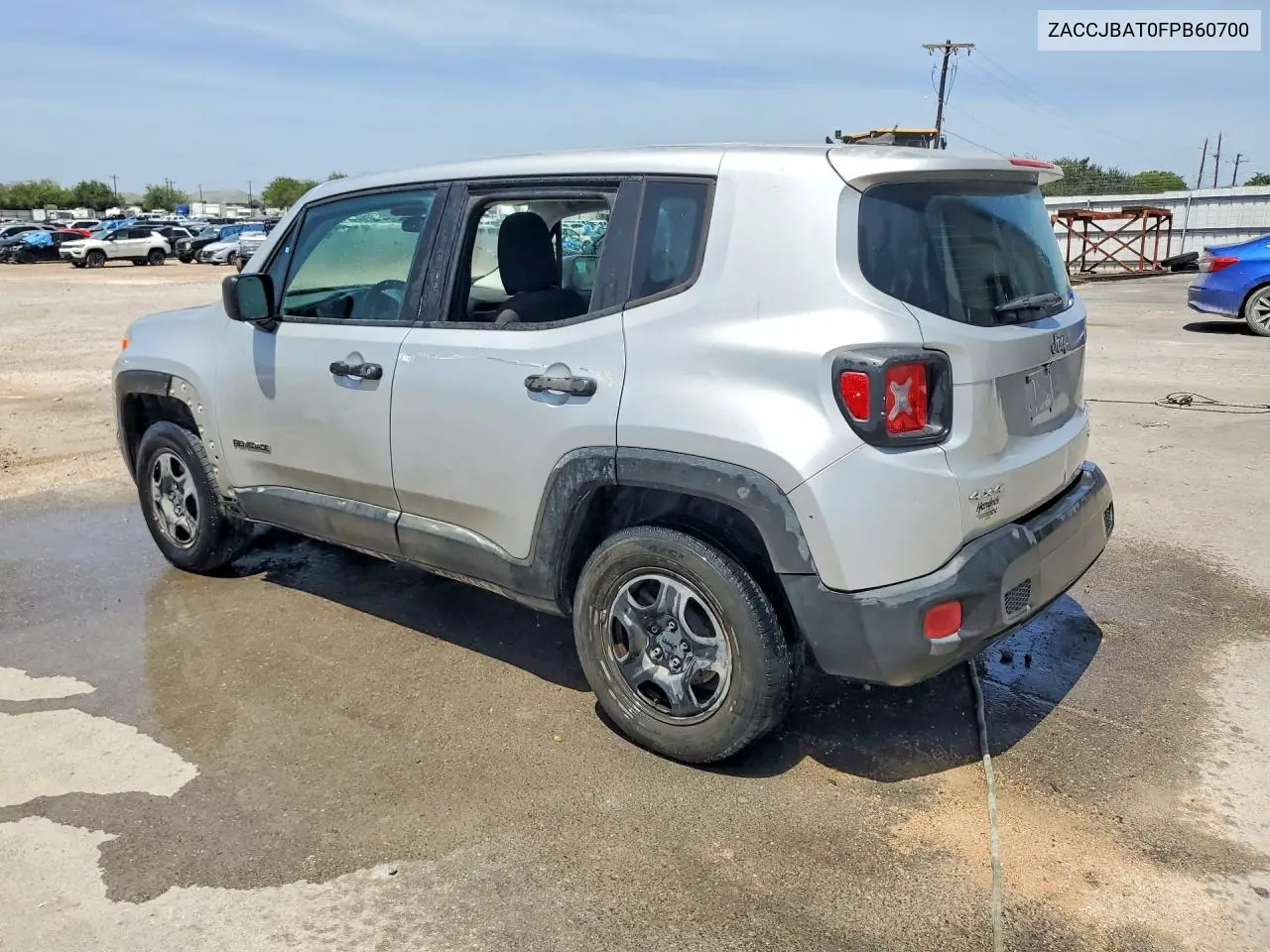 2015 Jeep Renegade Sport VIN: ZACCJBAT0FPB60700 Lot: 59405086
