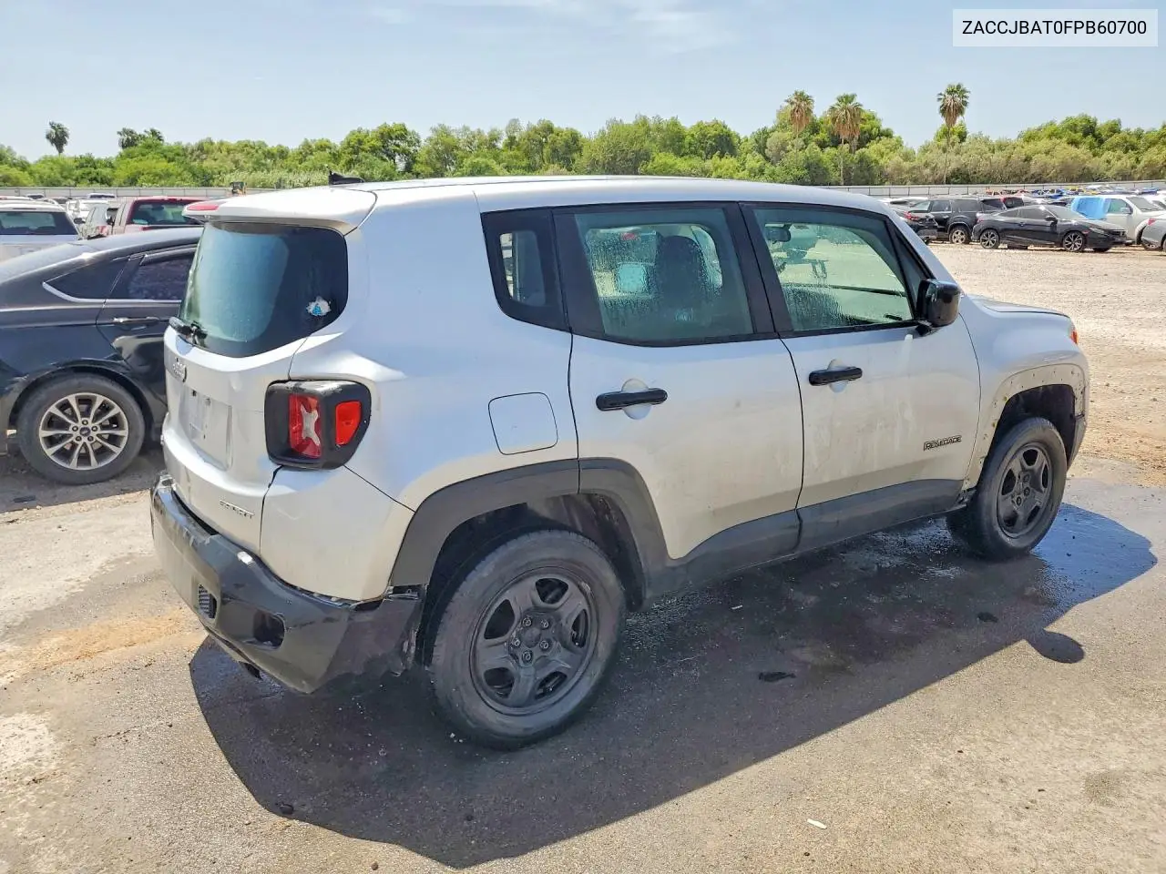 2015 Jeep Renegade Sport VIN: ZACCJBAT0FPB60700 Lot: 59405086