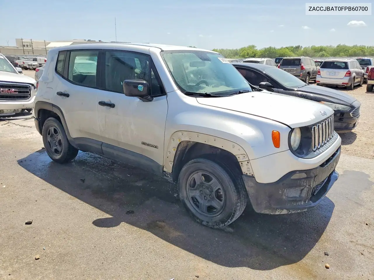 2015 Jeep Renegade Sport VIN: ZACCJBAT0FPB60700 Lot: 59405086