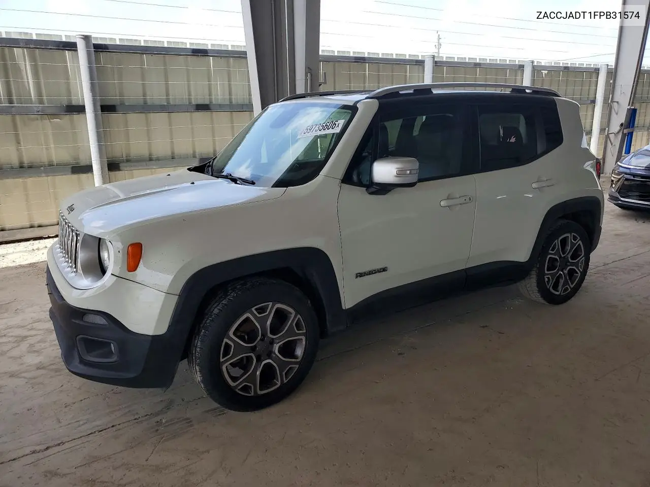 2015 Jeep Renegade Limited VIN: ZACCJADT1FPB31574 Lot: 59735606