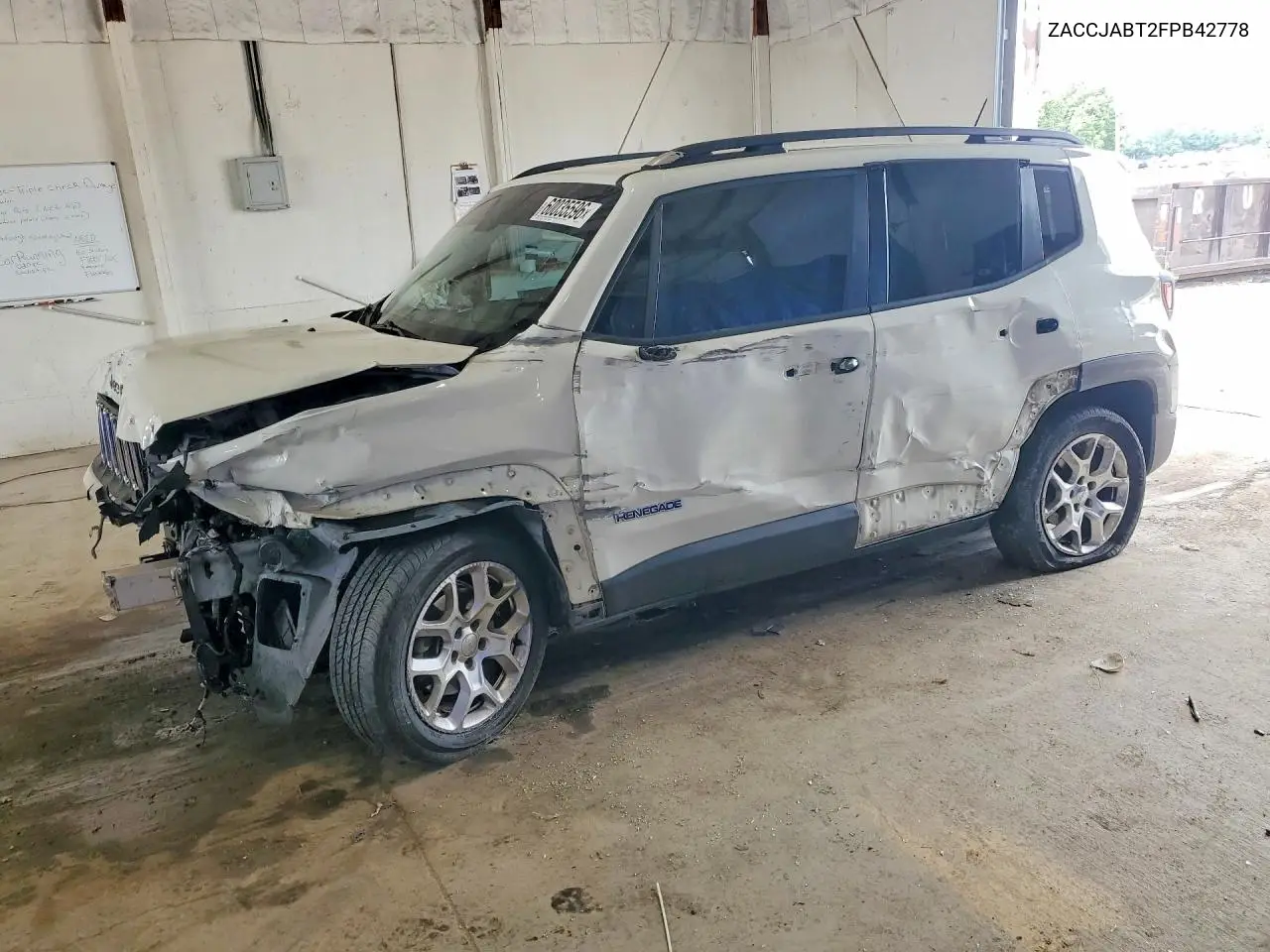 2015 Jeep Renegade Latitude VIN: ZACCJABT2FPB42778 Lot: 60035596