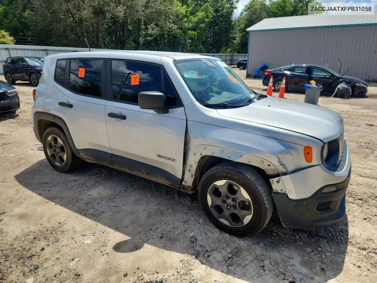 2015 Jeep Renegade Sport VIN: ZACCJAATXFPB31058 Lot: 60303766