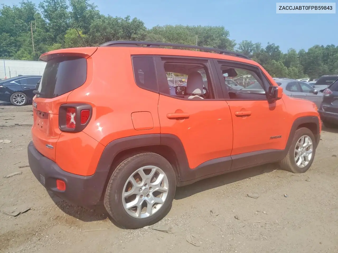 2015 Jeep Renegade Latitude VIN: ZACCJABT0FPB59843 Lot: 60783366