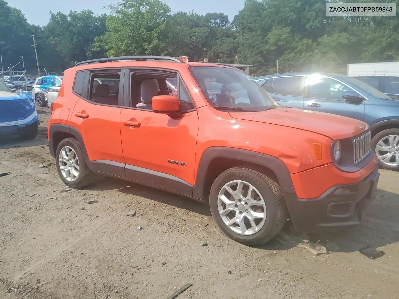 2015 Jeep Renegade Latitude VIN: ZACCJABT0FPB59843 Lot: 60783366