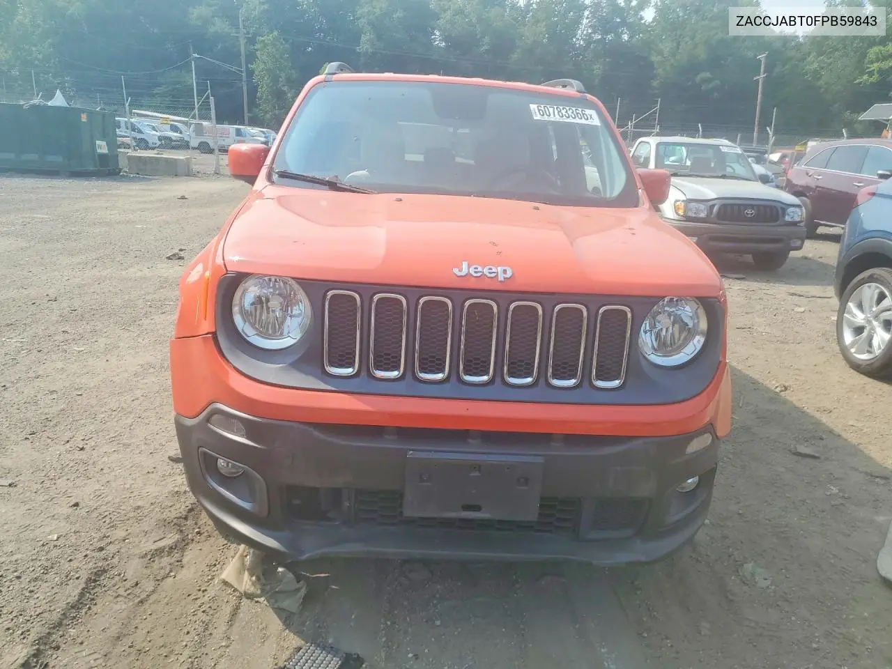 2015 Jeep Renegade Latitude VIN: ZACCJABT0FPB59843 Lot: 60783366