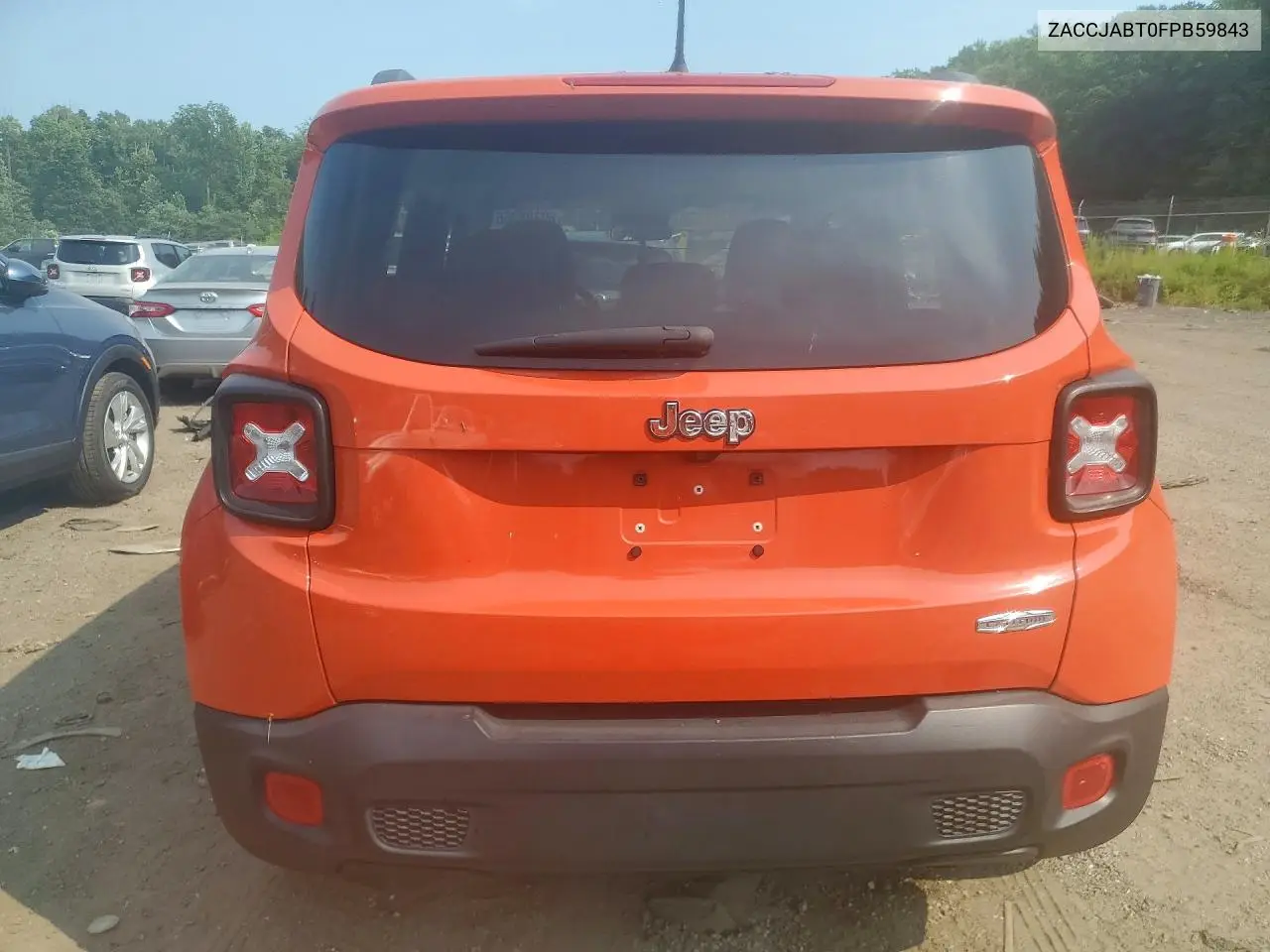 2015 Jeep Renegade Latitude VIN: ZACCJABT0FPB59843 Lot: 60783366