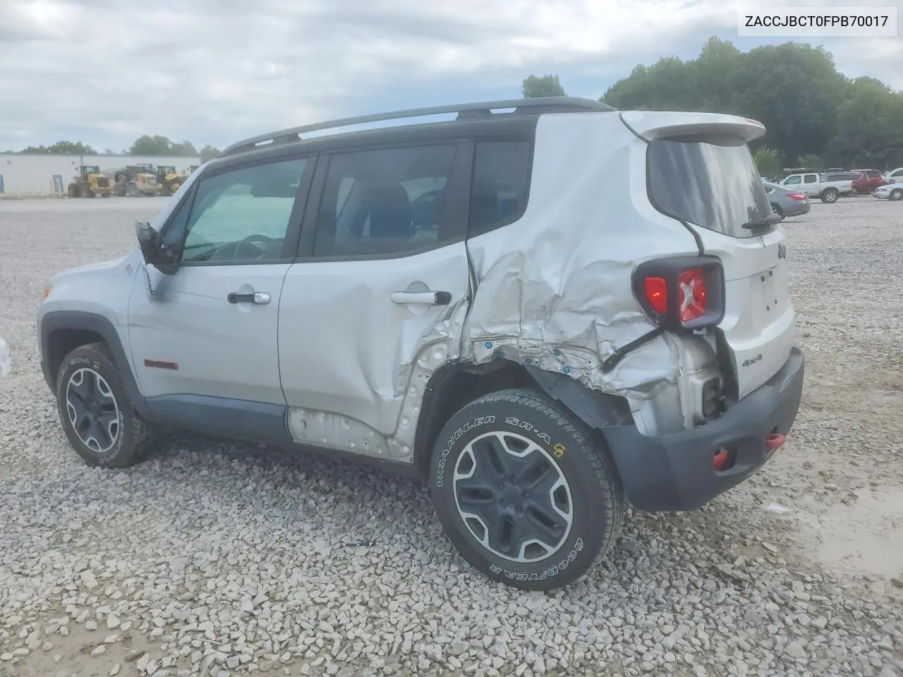 2015 Jeep Renegade Trailhawk VIN: ZACCJBCT0FPB70017 Lot: 60795606