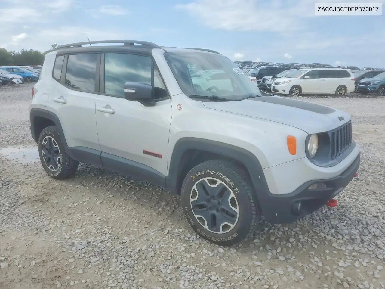 2015 Jeep Renegade Trailhawk VIN: ZACCJBCT0FPB70017 Lot: 60795606
