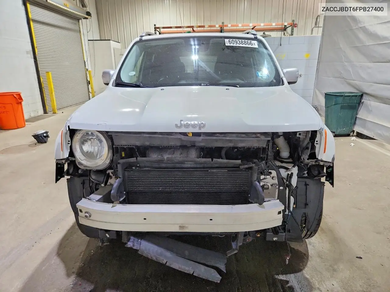 2015 Jeep Renegade Limited VIN: ZACCJBDT6FPB27400 Lot: 60938866