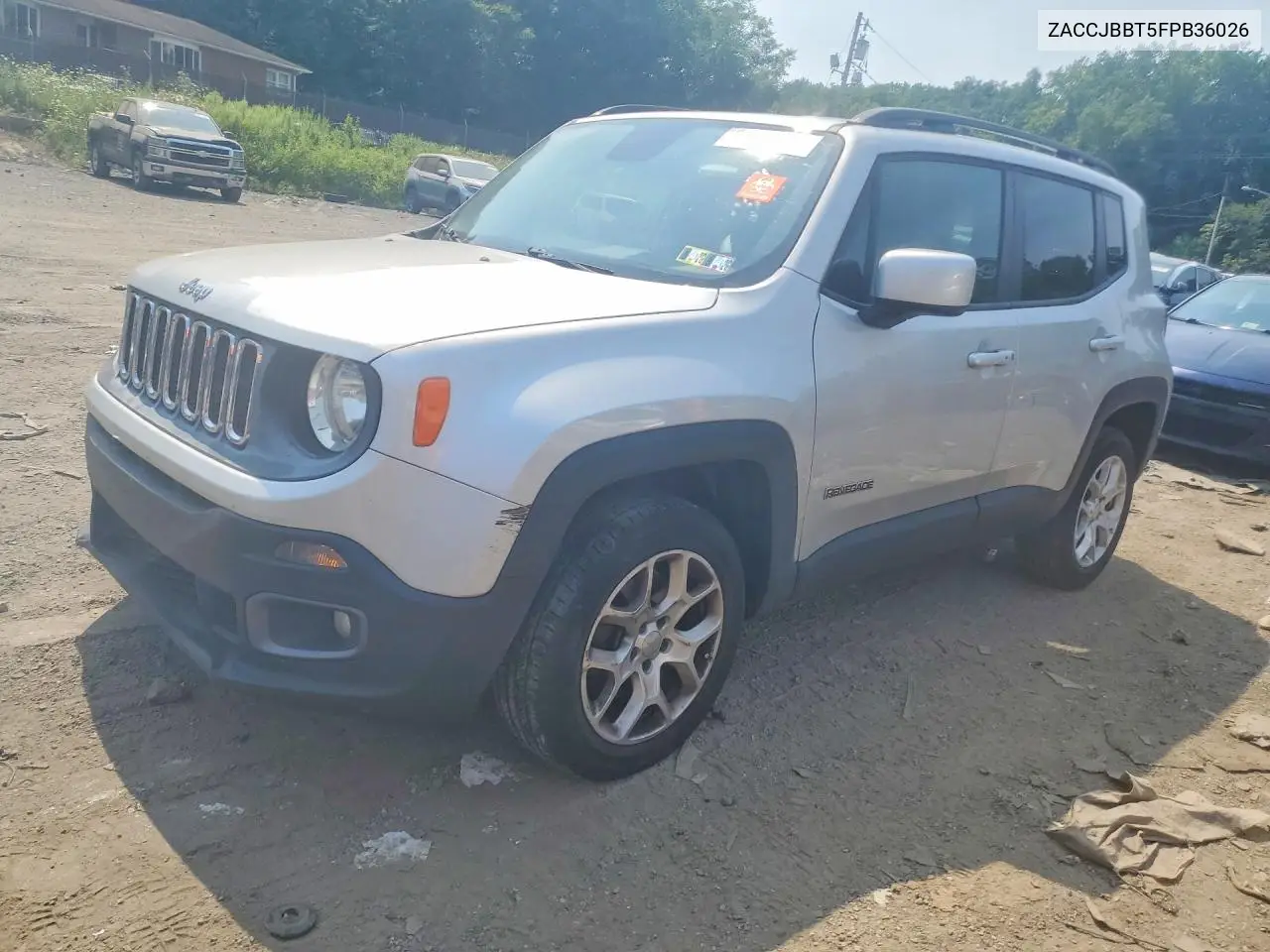 2015 Jeep Renegade Limited VIN: ZACCJBBT5FPB36026 Lot: 61186996