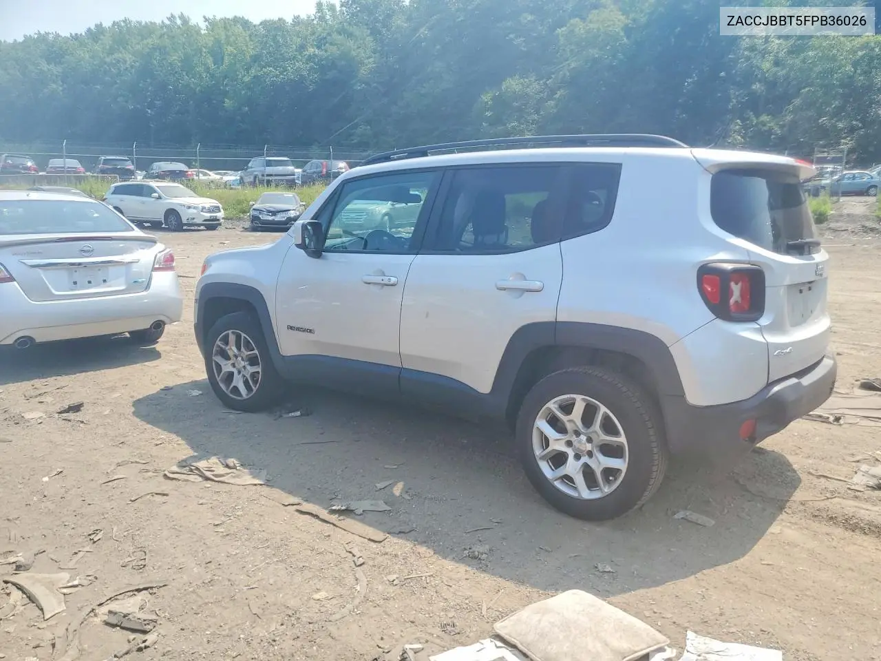 2015 Jeep Renegade Limited VIN: ZACCJBBT5FPB36026 Lot: 61186996