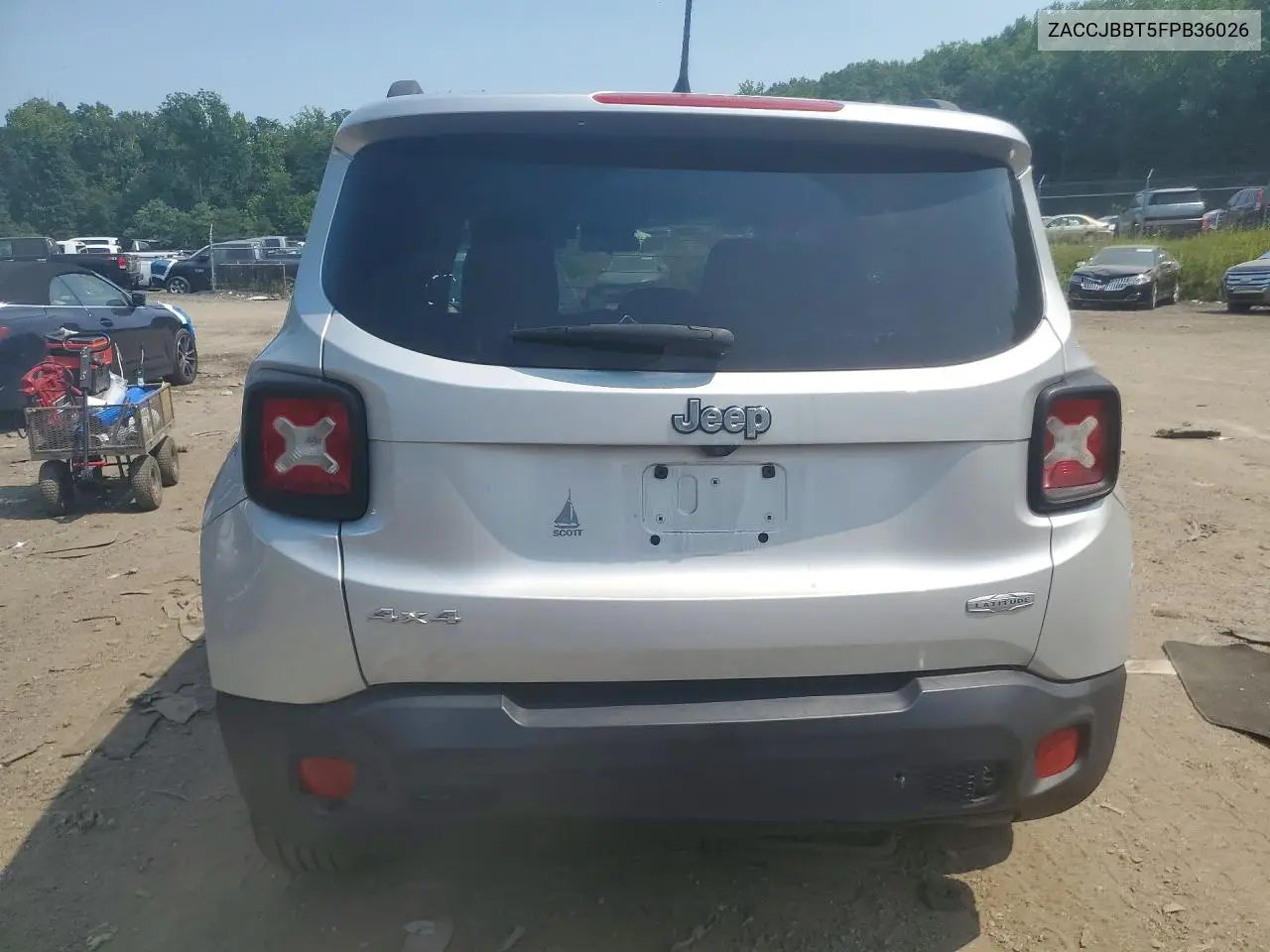 2015 Jeep Renegade Limited VIN: ZACCJBBT5FPB36026 Lot: 61186996