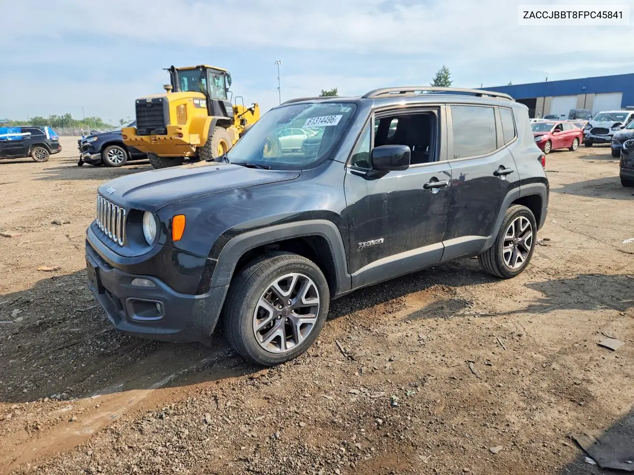 2015 Jeep Renegade Latitude VIN: ZACCJBBT8FPC45841 Lot: 61314496