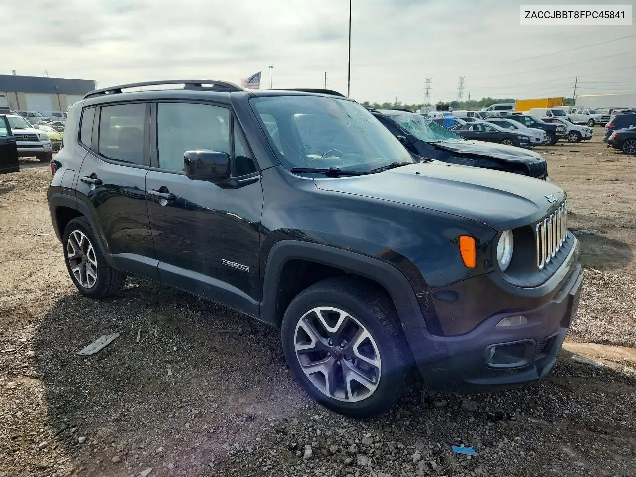 2015 Jeep Renegade Latitude VIN: ZACCJBBT8FPC45841 Lot: 61314496