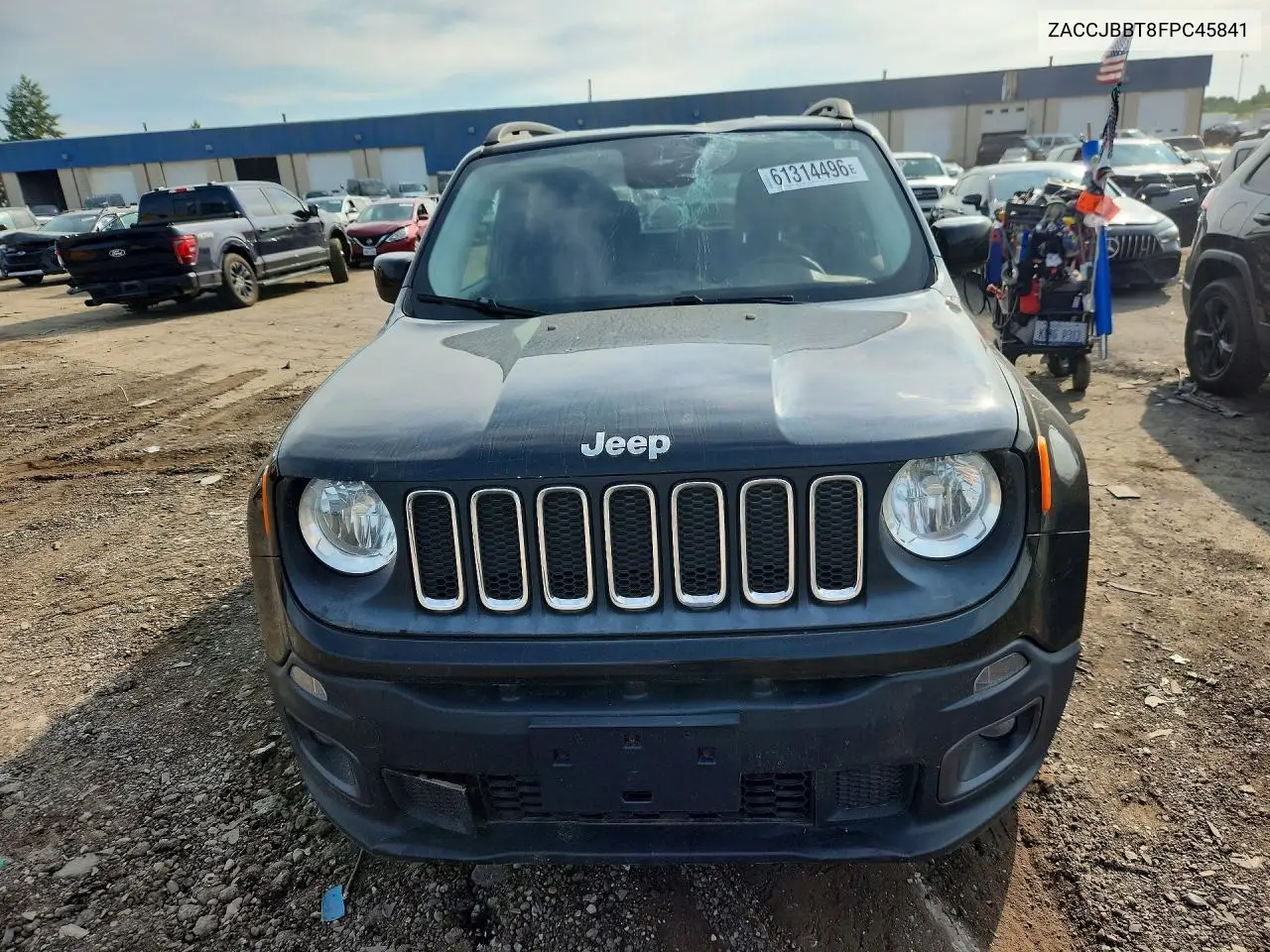 2015 Jeep Renegade Latitude VIN: ZACCJBBT8FPC45841 Lot: 61314496
