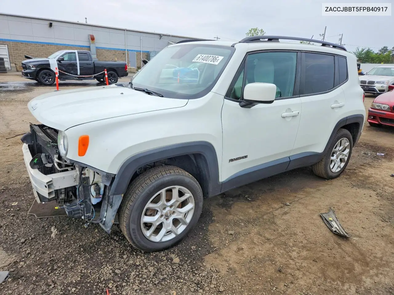 2015 Jeep Renegade Latitude VIN: ZACCJBBT5FPB40917 Lot: 61400786