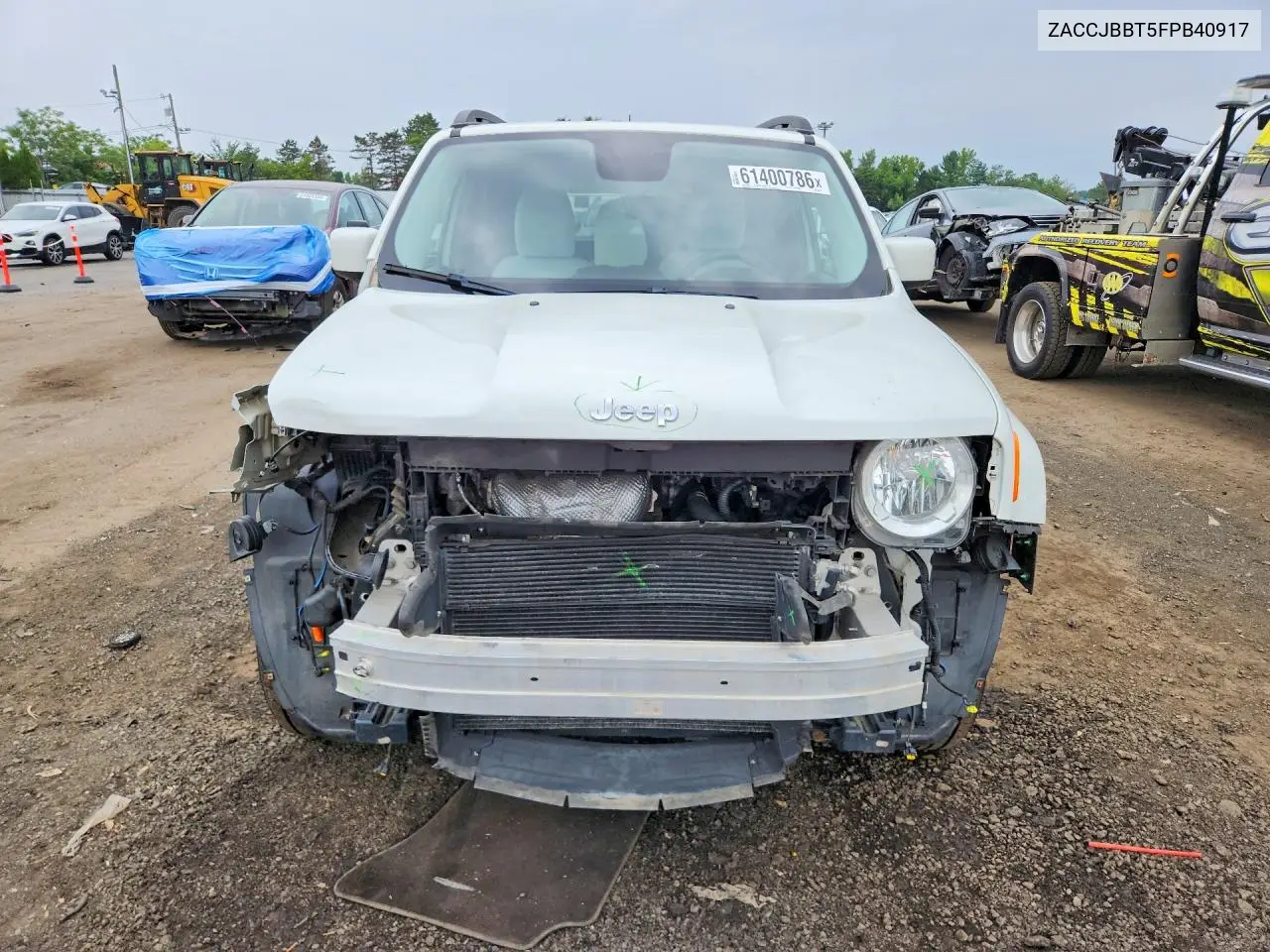 2015 Jeep Renegade Latitude VIN: ZACCJBBT5FPB40917 Lot: 61400786