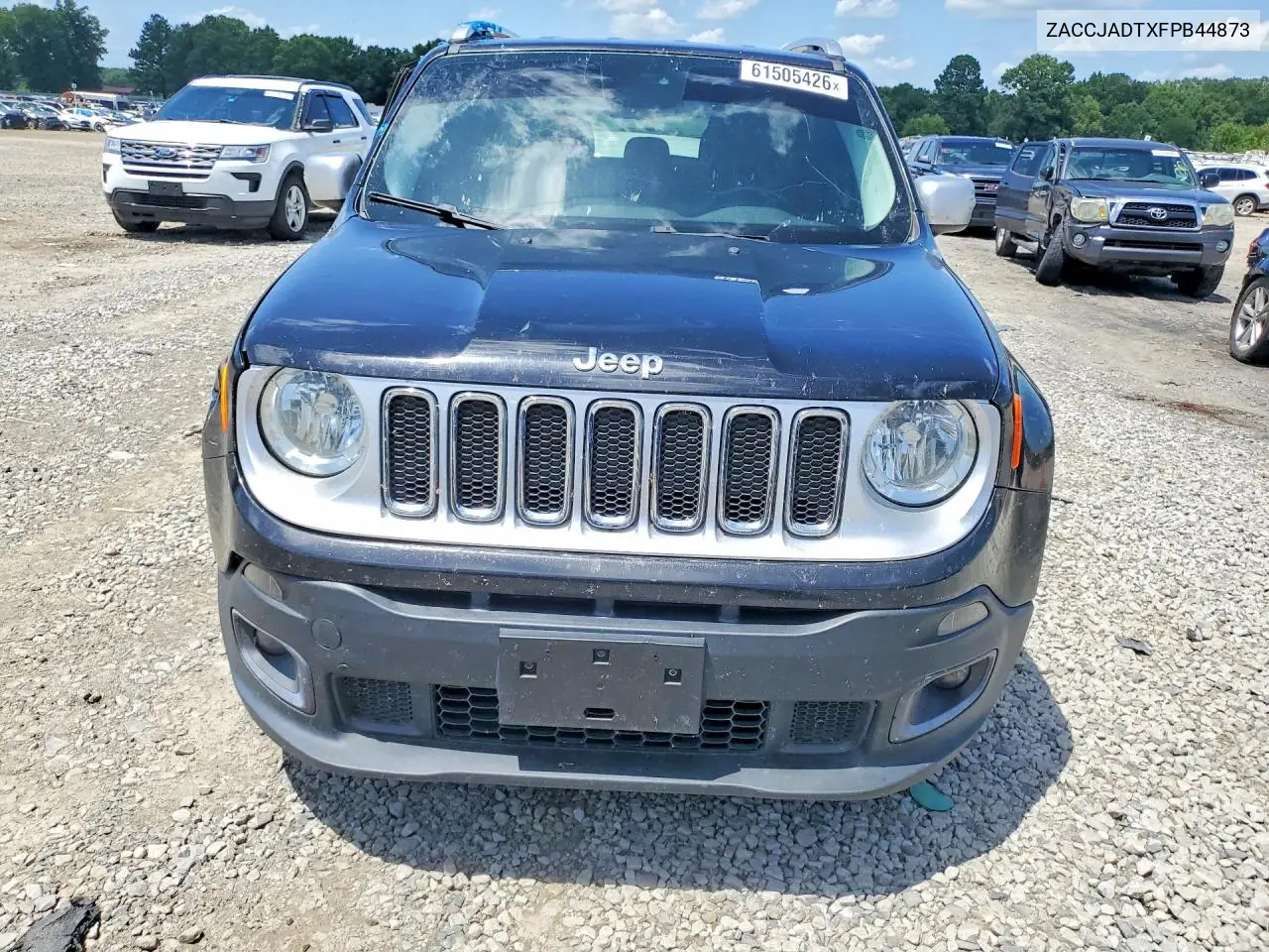 2015 Jeep Renegade Limited VIN: ZACCJADTXFPB44873 Lot: 61505426