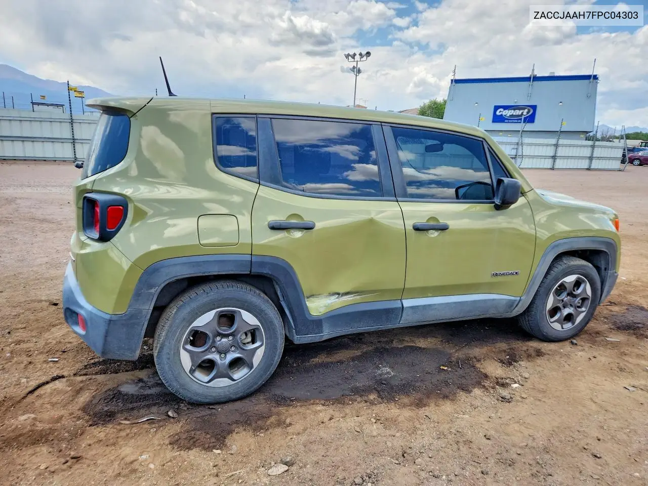 2015 Jeep Renegade Sport VIN: ZACCJAAH7FPC04303 Lot: 61581446