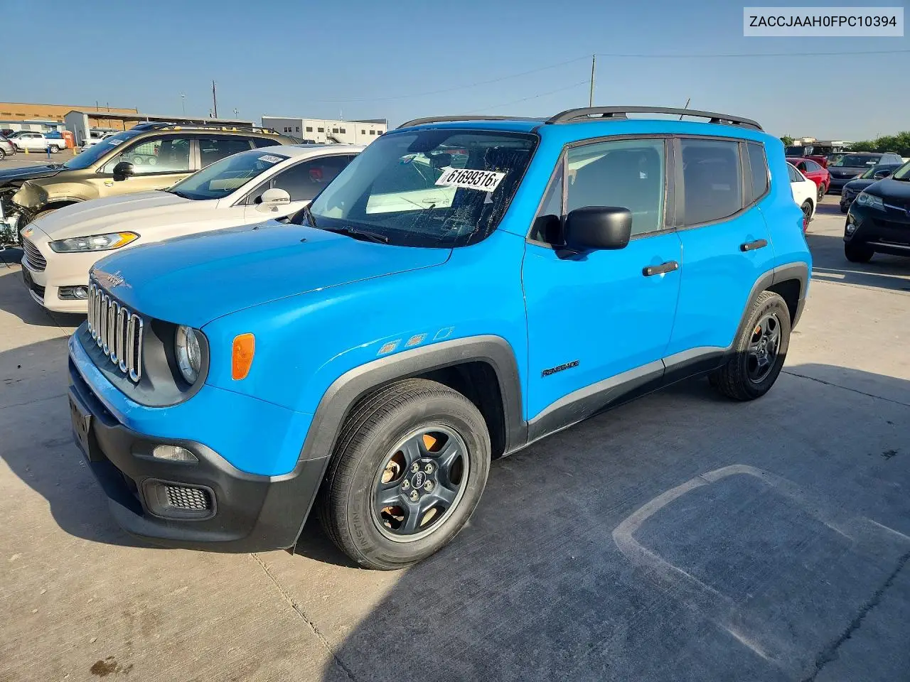 2015 Jeep Renegade Sport VIN: ZACCJAAH0FPC10394 Lot: 61699316