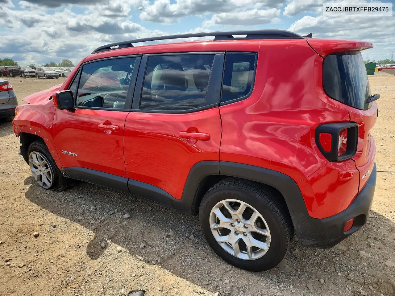 2015 Jeep Renegade Latitude VIN: ZACCJBBTXFPB29475 Lot: 61970726