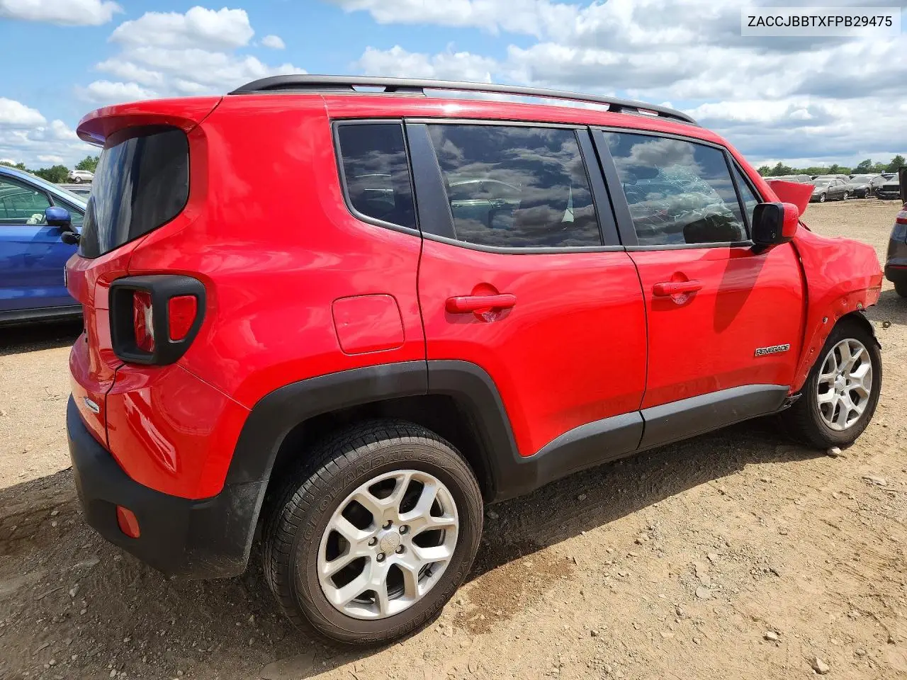 2015 Jeep Renegade Latitude VIN: ZACCJBBTXFPB29475 Lot: 61970726