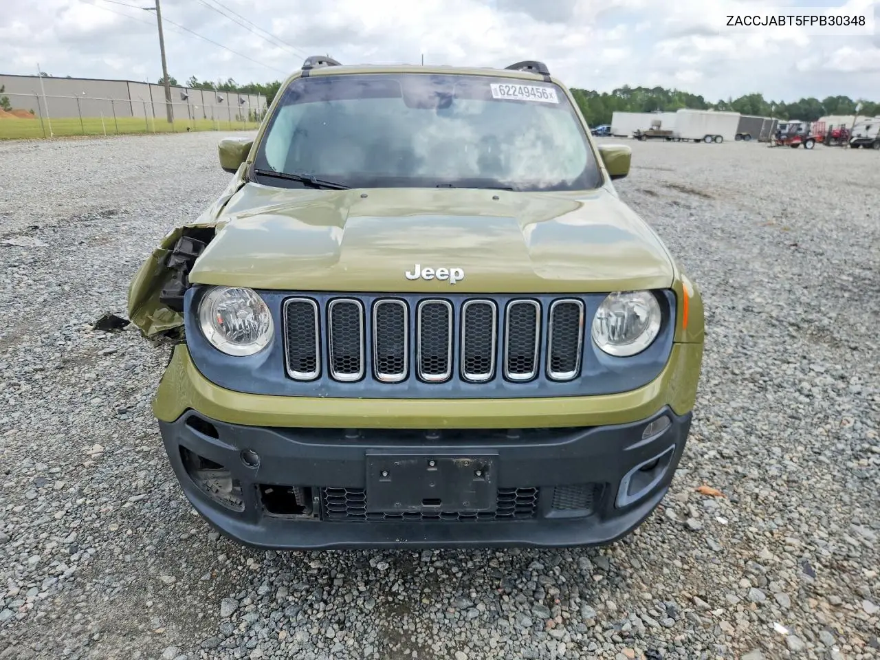 2015 Jeep Renegade Latitude VIN: ZACCJABT5FPB30348 Lot: 62249456