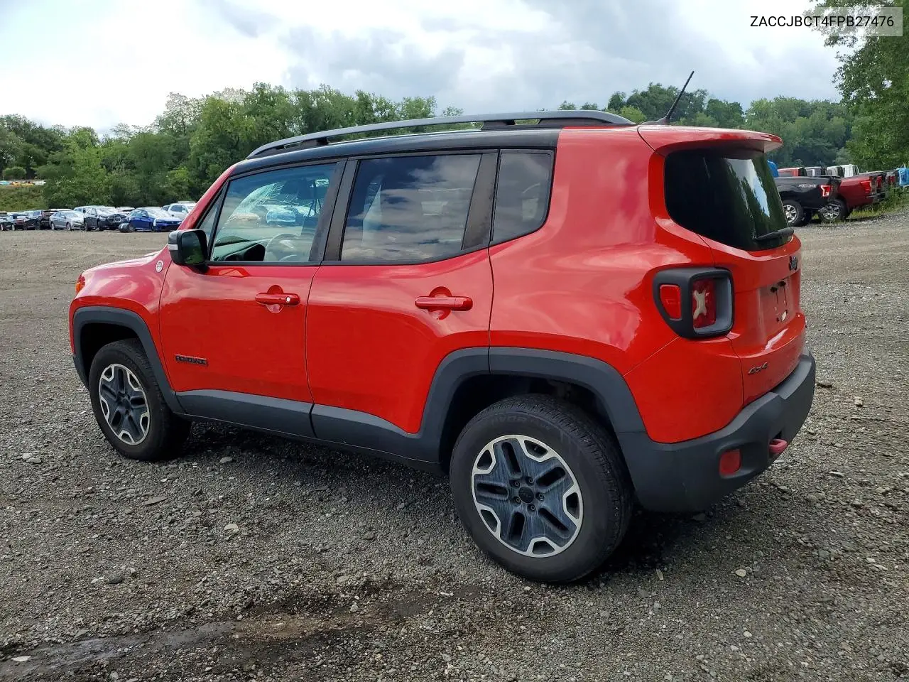 2015 Jeep Renegade Trailhawk VIN: ZACCJBCT4FPB27476 Lot: 62278126