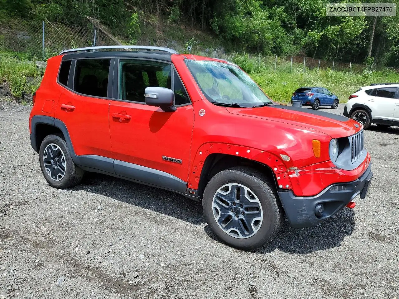 2015 Jeep Renegade Trailhawk VIN: ZACCJBCT4FPB27476 Lot: 62278126