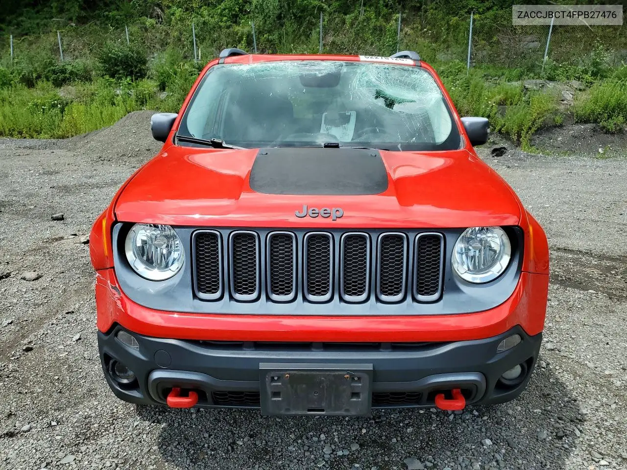 2015 Jeep Renegade Trailhawk VIN: ZACCJBCT4FPB27476 Lot: 62278126