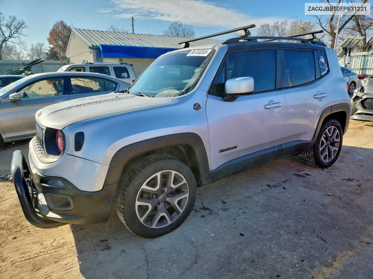 ZACCJBBT0FPB31221 2015 Jeep Renegade Latitude