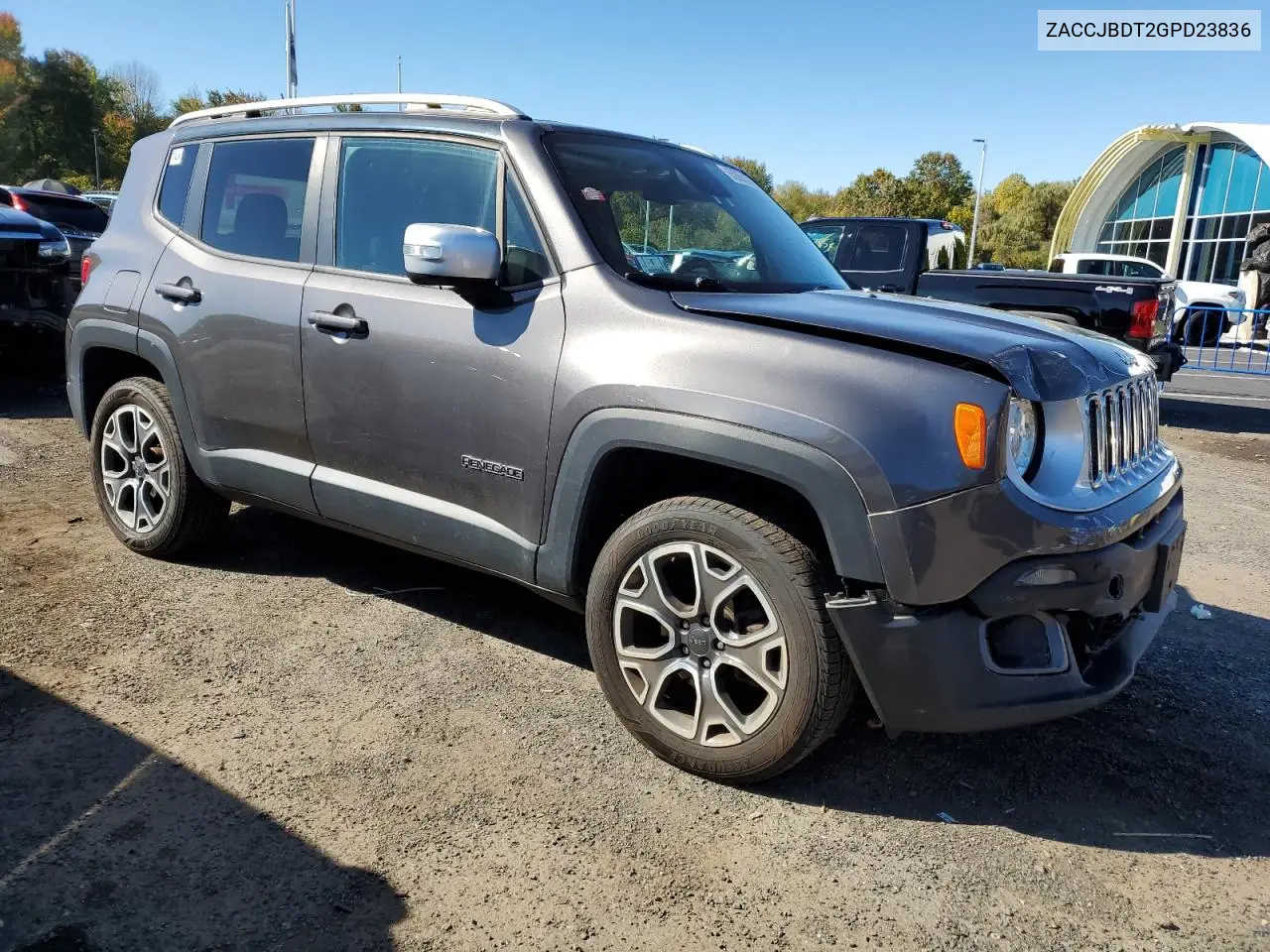 ZACCJBDT2GPD23836 2016 Jeep Renegade Limited