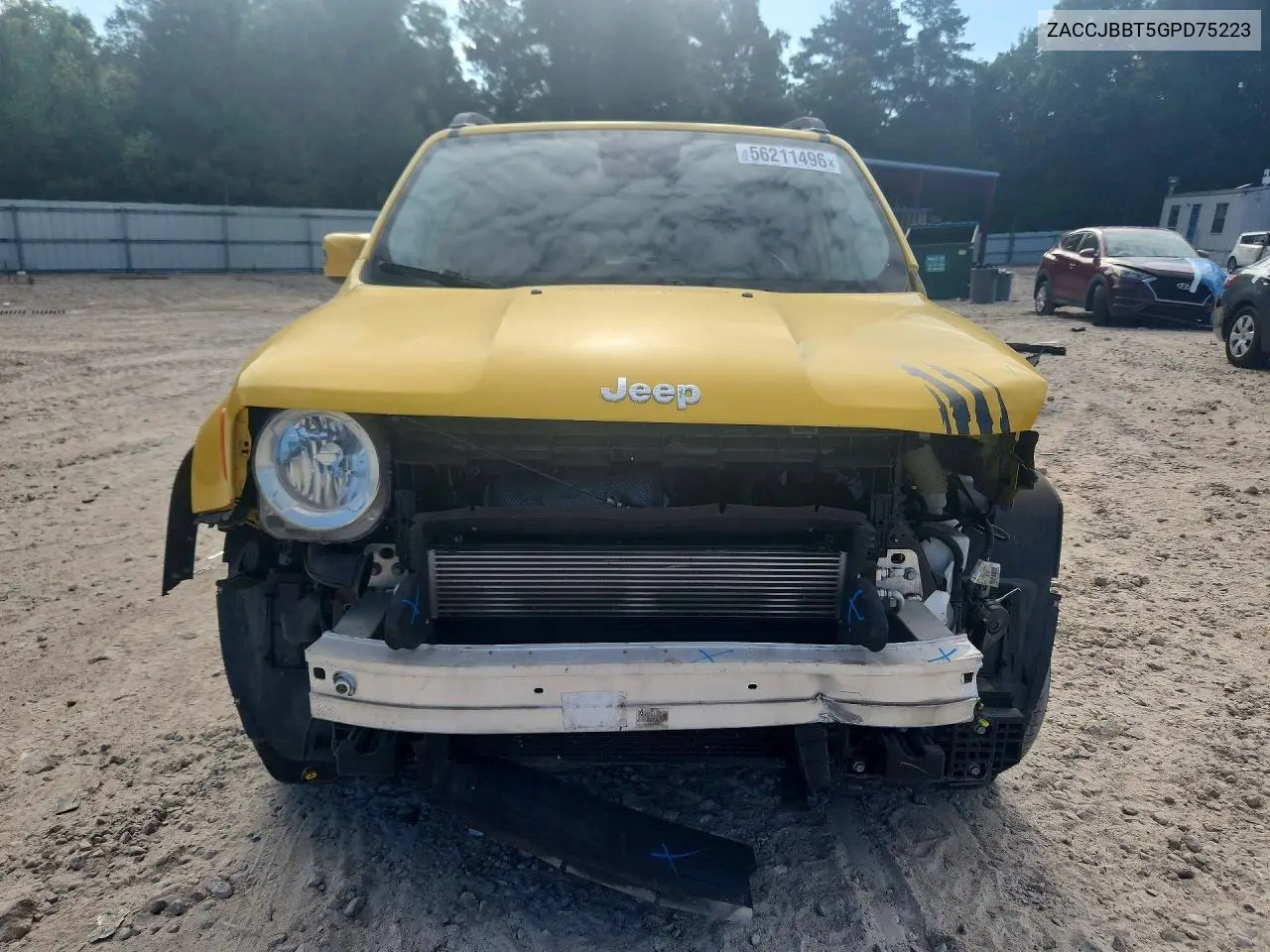2016 Jeep Renegade Latitude VIN: ZACCJBBT5GPD75223 Lot: 56211496